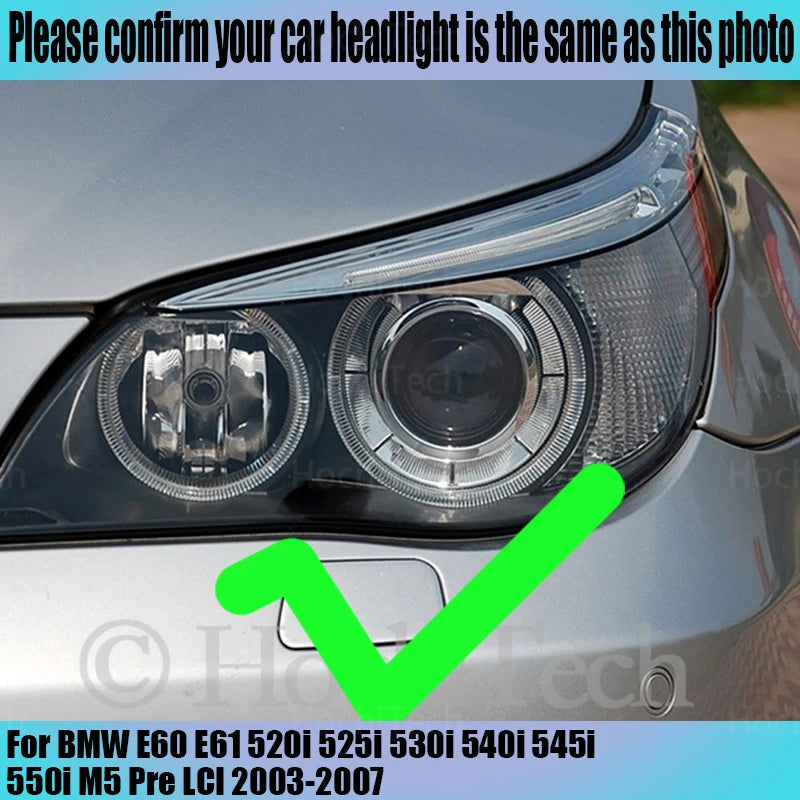 Cotton Angel eyes BMW E60 E61 520i 525i 530i 540i 545i 550i M5 Pre LCI 2003-2007